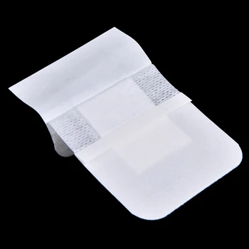 

10PCS Outdoor Large Non-woven 6x7cm Wound First Aid Hypoallergenic Medical Adhesive Wound Dressing Band Aid Bandage