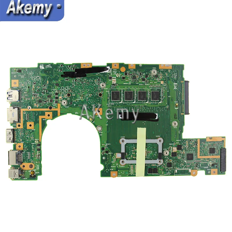 Akemy S400CA محمول اللوحة الأم ل ASUS S400CA S500CA S400C S500C S400 S500 اختبار اللوحة الأصلية 4G RAM 2117U وحدة المعالجة المركزية