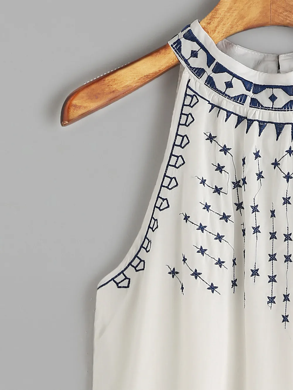 Летняя винтажная Женская вышитая Цветочная печать Эстетическая майка топы без рукавов пляжная Повседневная Блузка Футболка poleras mujer# sw