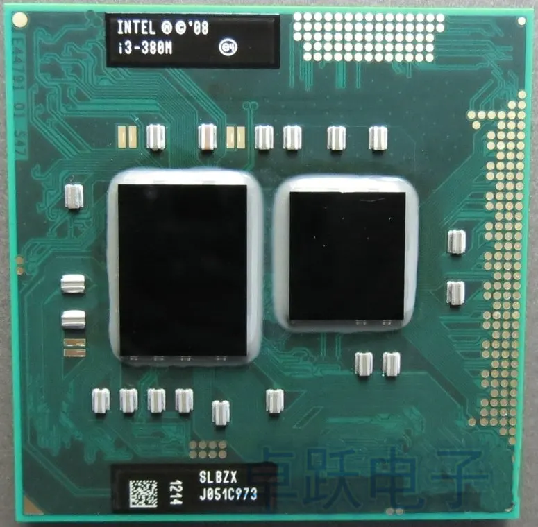 Оригинальный процессор Intel core I3 380M 3M Кэш память 2 5 ГГц ноутбук бесплатная доставка