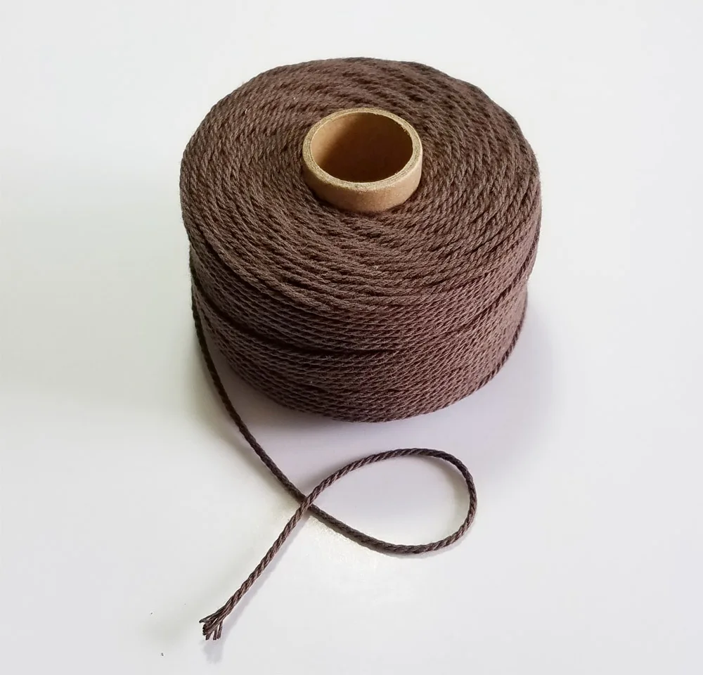Оптовая продажа 100% хлопковый шнур 80 м/рулон 10 шт./лот витые шнуры|cotton rope|twine cordcotton