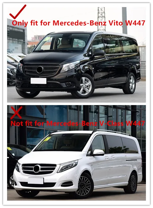Car-Styling-2PCS-ABS-Matte-Interior-Front-Door-Handle-Bowl-Frame-Cover-Trim-For-Mercedes-Benz