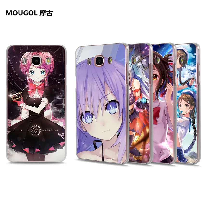 MOUGOL manga kawaii girl anime hard clear Phone Case for Samsung Galaxy