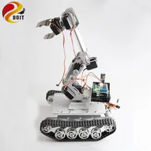 Мобильный робот с 8 DOF механическая рука амортизатор Танк шасси для захвата транспорта DIY образовательный проект