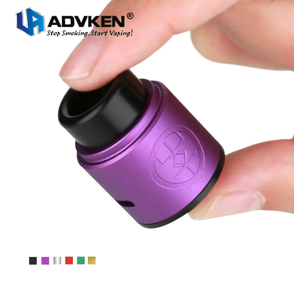 Оригинальный атомайзер Advken Breathing RDA с двойными постами Регулируемый нижний