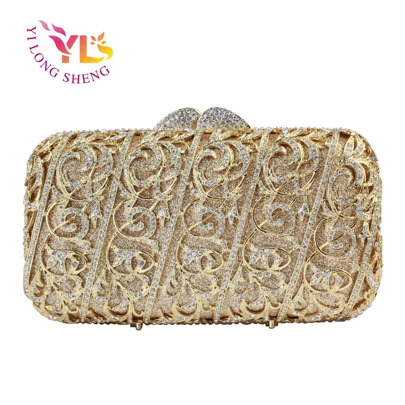 

Elegant Clutch Bags for Weddings Minaudiere Clutch box Women Designer Clutches Shoulder Handbags Crossbody Bags YLS-HOW29