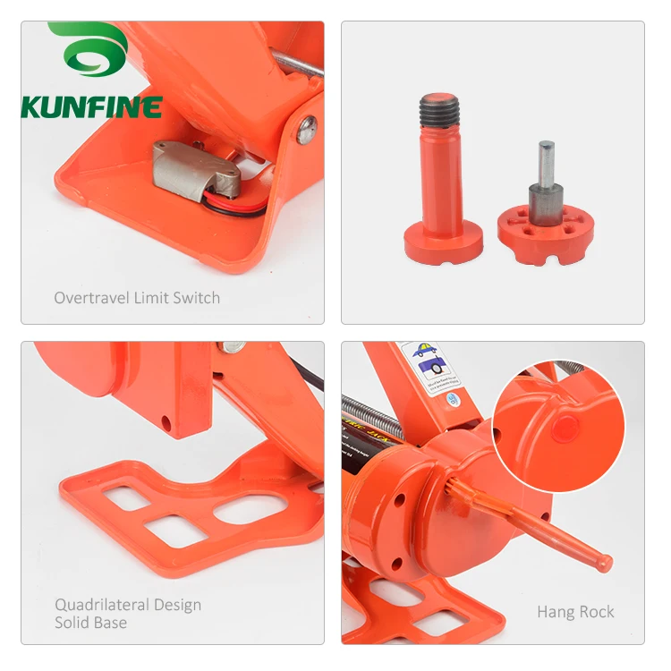KUNFINE DC12V 2T Electric Impact Wrench & Electric Jack 004-1 (4)