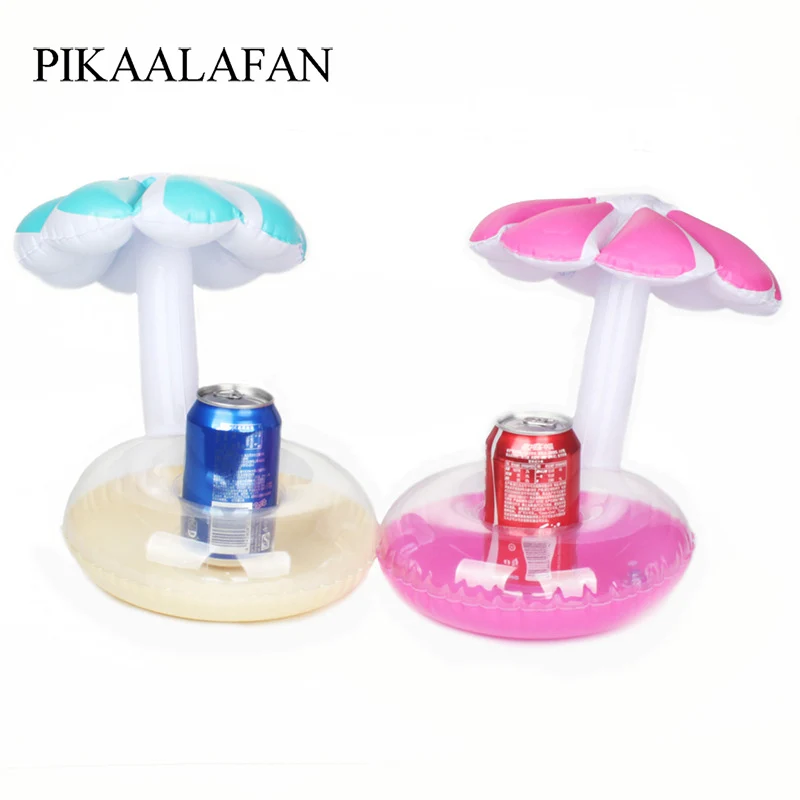 

PIKAALAFAN Float Inflatable Umbrella Tree Drink Cup Holder Mini Drink Pool Toy Outdoor Swimming Pool Beach Party Supplies
