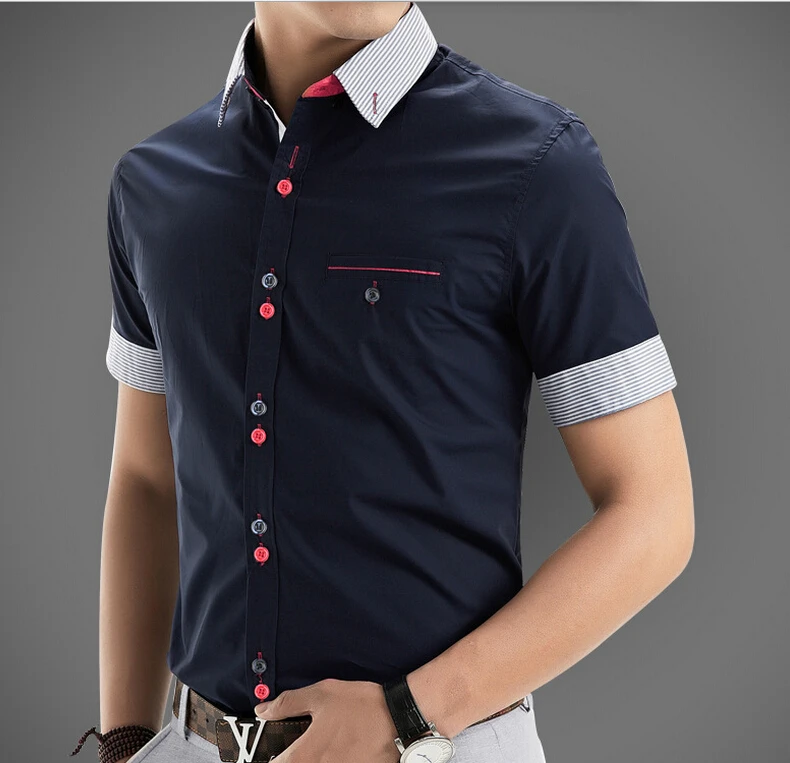 Summer brand ne shirt,men's cotton short sleeve shirt casual shirts men