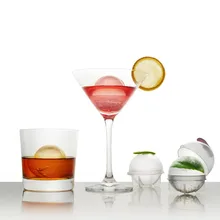 Мини Круглые кубики льда набор из 4/набор Бар Хоккей силиконовые формовочная коробка клуб DIY Форма для льда приготовление мороженого инструменты Molde Helado