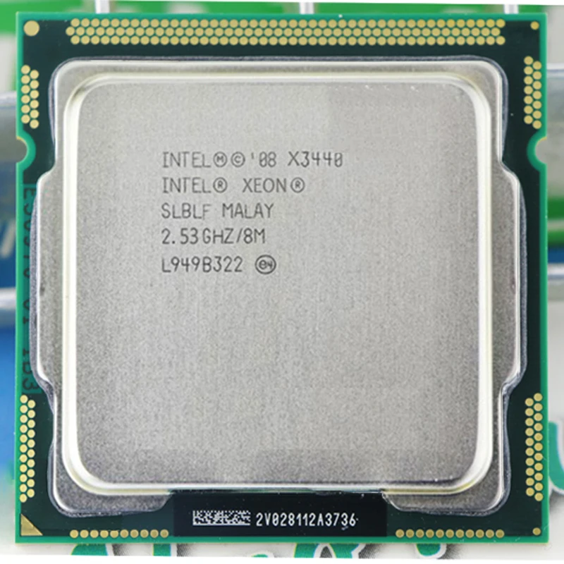 Intel Core Xeon X3440 8M Cache 2 53GHz Torbu Frequency 2 9 LGA1156 P55 H55 close