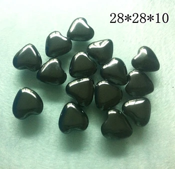 

20pcs Ferrite Magnet Heart Shape Big 28x28x10 mm Polished Ceramic Toy Permanent Magnets DIY