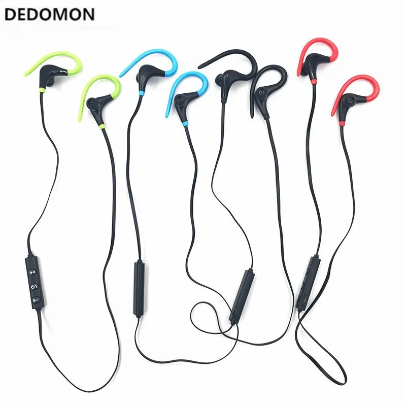 Беспроводные Bluetooth наушники Спортивная стерео гарнитура с басами V4.1 для Xiaomi Iphone