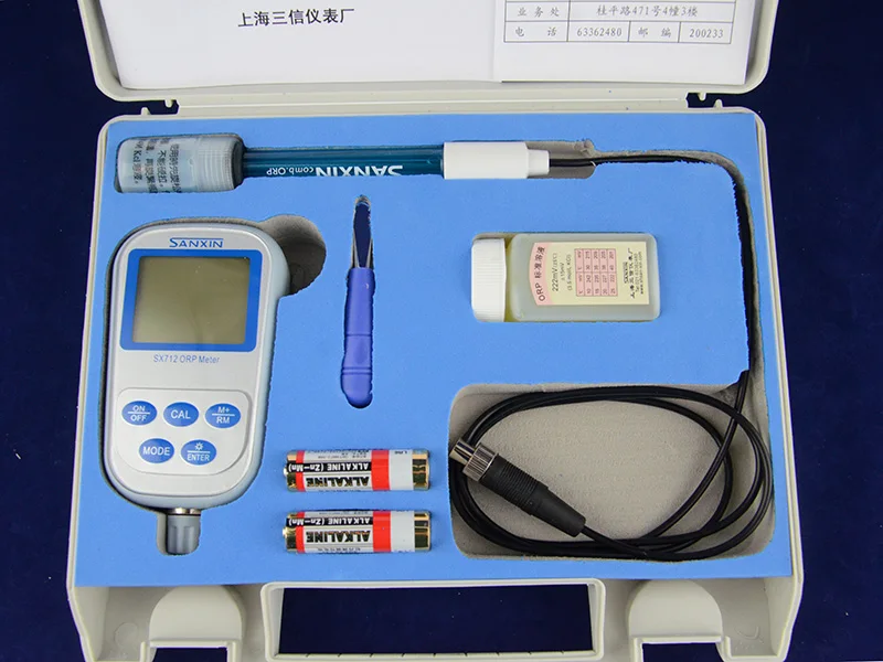 Шанхай Sanxin Портативный Измеритель Растворенного Кислорода pH Измеритель проводимости ОВП измеритель кислорода измерительный прибор Солености Тестер