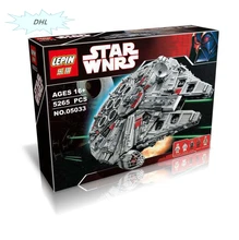 Hot LEPIN Nuevo 5065 unids 05033 Millennium Falcon Juguetes Figuras Building Blocks Marvel Minifigures STAR WARS 10179