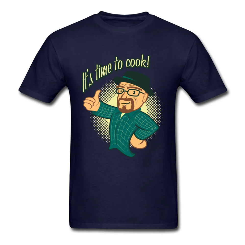 Tops T Shirt Cooking with Walt ostern Day Short Sleeve Cotton Fabric Round Collar Men T-shirts Summer Clothing Shirt New Coming Cooking with Walt navy