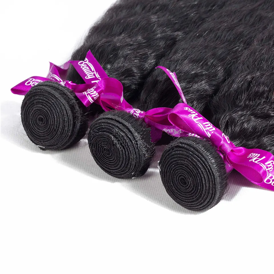 Alipop kinky straight hair bundles with closure (18)
