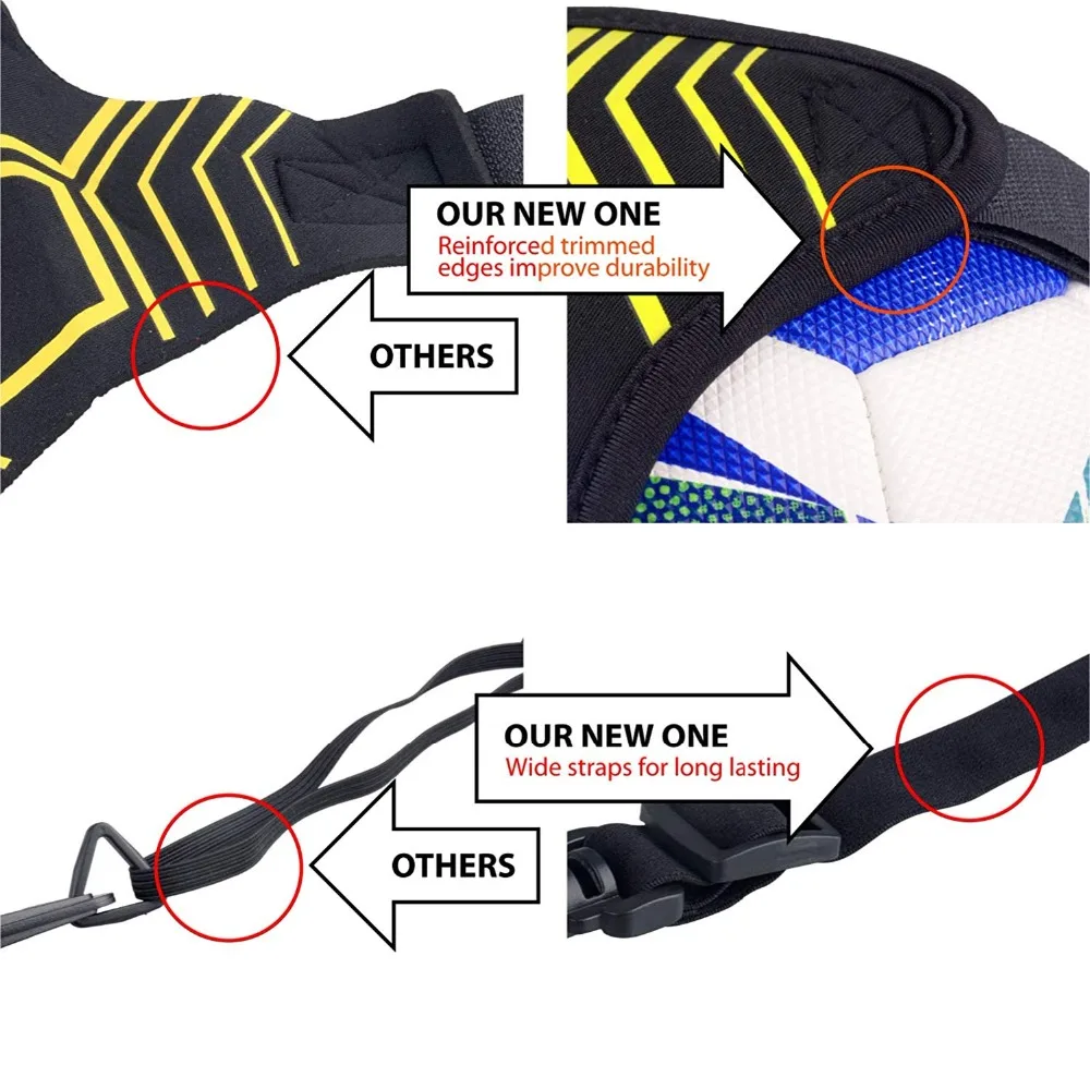 Star-Kick Hands Free Soccer Kick Trainer Solo Soccer Trainer Football Kick Trainer for Kids Youth Adult Fits Fits Size 3, 4, 5