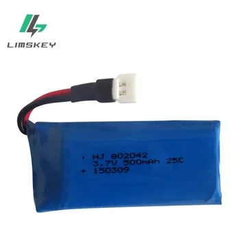 

20pcs/lot 3.7V 500mah Udi U816 U941A U927 WIFI818 107 385 lithium battery 3.7V 500mah 802042 25C