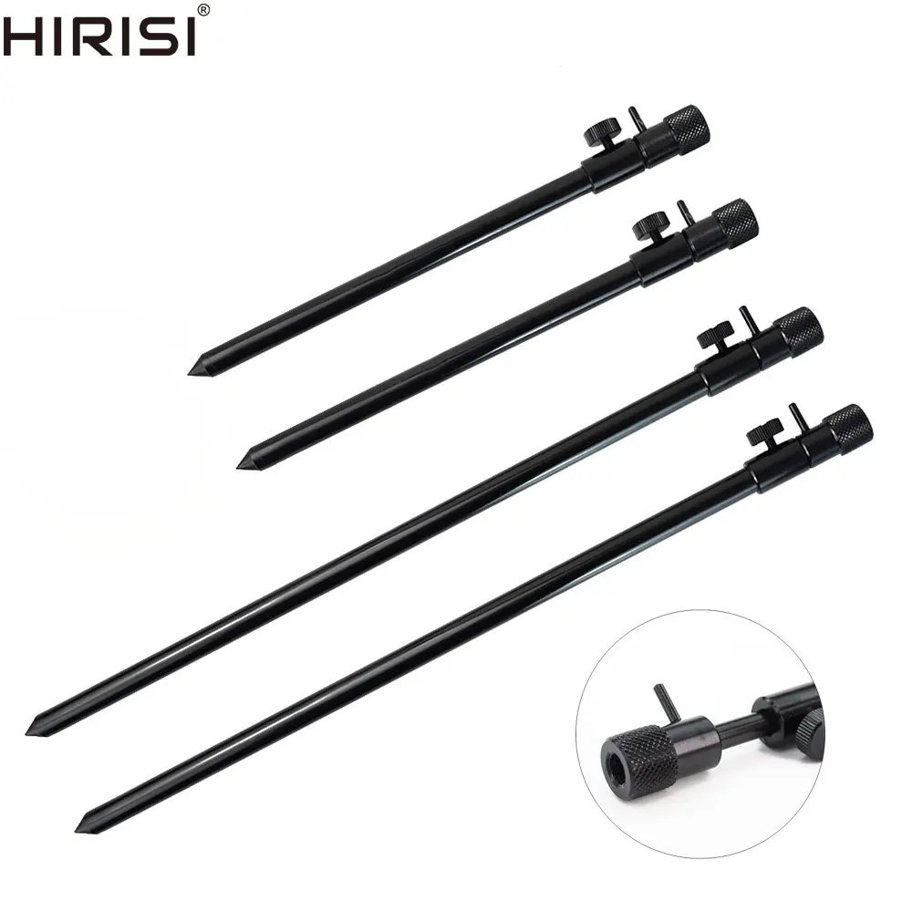 2 x Aluminum Alloy Carp Fishing Bank Sticks Fishing Rod Pod Telescopic