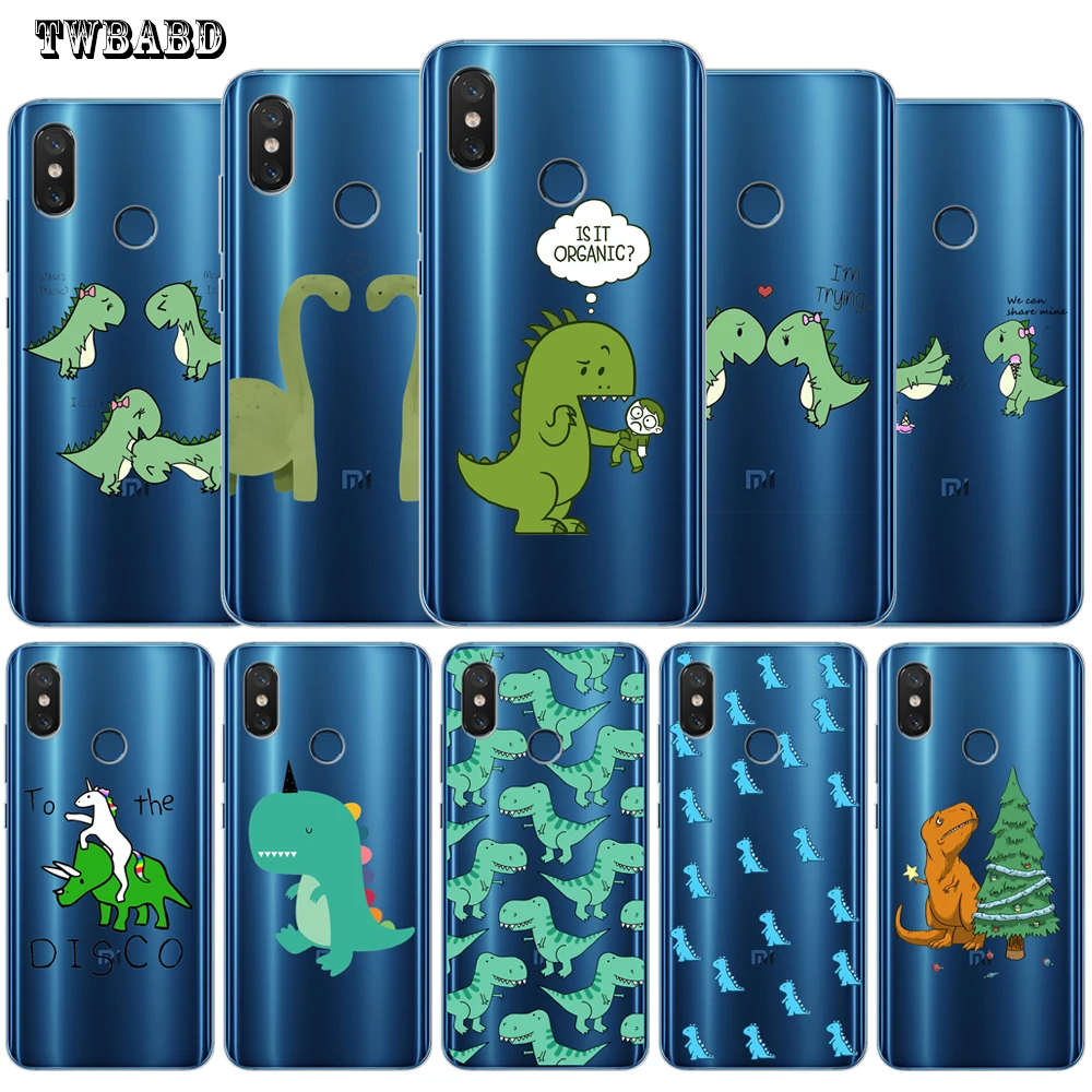 

Funny Dinosaur Luxury Phone Case For Xiaomi Redmi Note 7 4X 4A 5A 5 Plus 4X 5A 5 6 Pro 6 6A 6Pro 5X 6X 8 A2 Lite