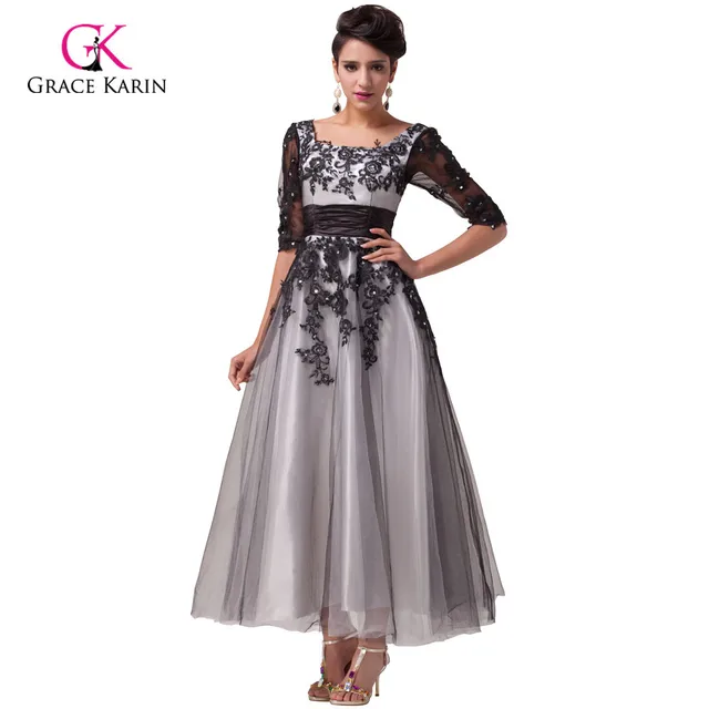 Black and White Evening Dresses