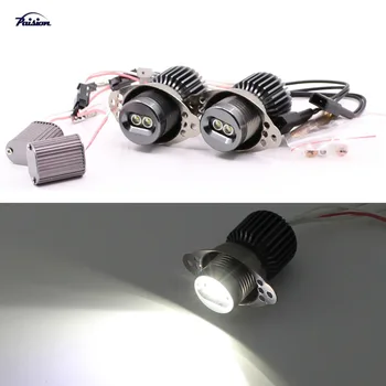 

2x 10W LED Angel Halo Eye For BMW E90 E91 2009-2011 LCI Halogen headlight White