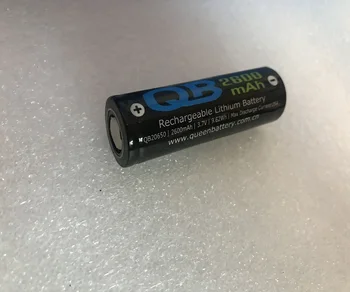 

(170pcs/lot free shipping to CA CH NO)QB20650 QB 20650 2600MAH 25A high power BATTERY CELL 3.7V