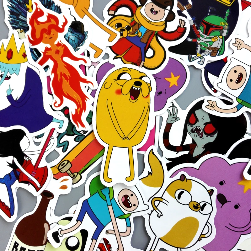 TD-ZW-30-Pieces-Lot-American-Drama-Adventure-Time-Funny-Anime-Sticker-Decal-For-Car-Laptop (5)