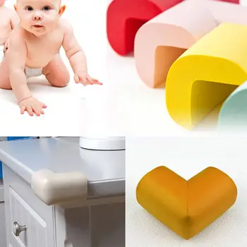 

4 pcs New Kids Safety Soft Table Corner Edge Protectors Baby Safety Soft Corner Edge Protector 10 Colors Hot