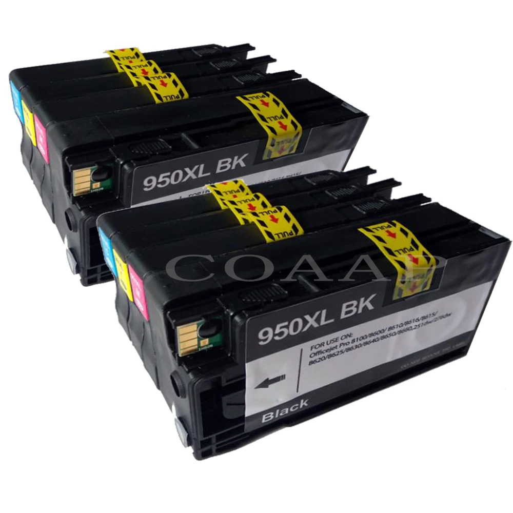 

8 Compatible hp 950xL 951XL ink cartridge for CN045AE CN046AE CN047AE CN048AE for Officejet Pro 8100 8600 8610 8615 8620 8630
