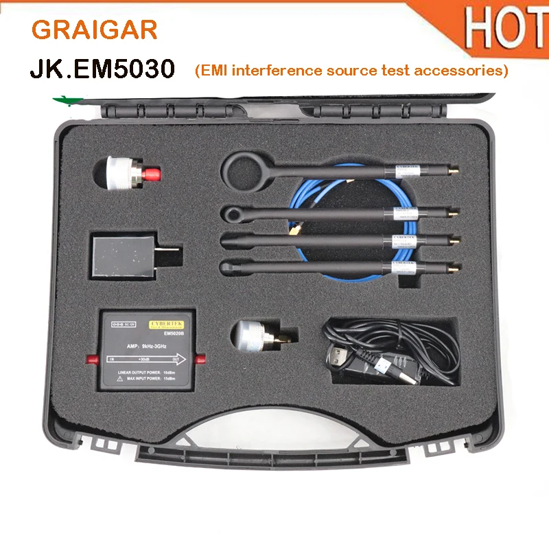 

new hot EM5030 near Field Probe Set 30MHz to 3GHz Magnetic Field 10CM Range Resolution 25mm