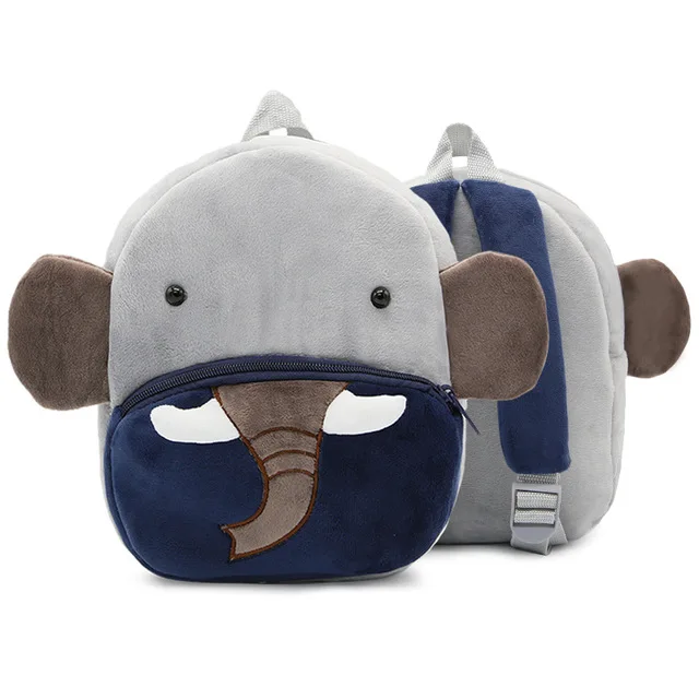 3D Cartoon Plush Children Backpacks Animal Kids Backpack Girls Boys Backpacks