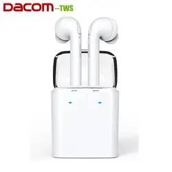 Dacom TWS мини двойные наушники Bluetooth 4,2 гарнитура истинные Беспроводные спортивные наушники с зарядным устройством для Xiaomi samsung LG