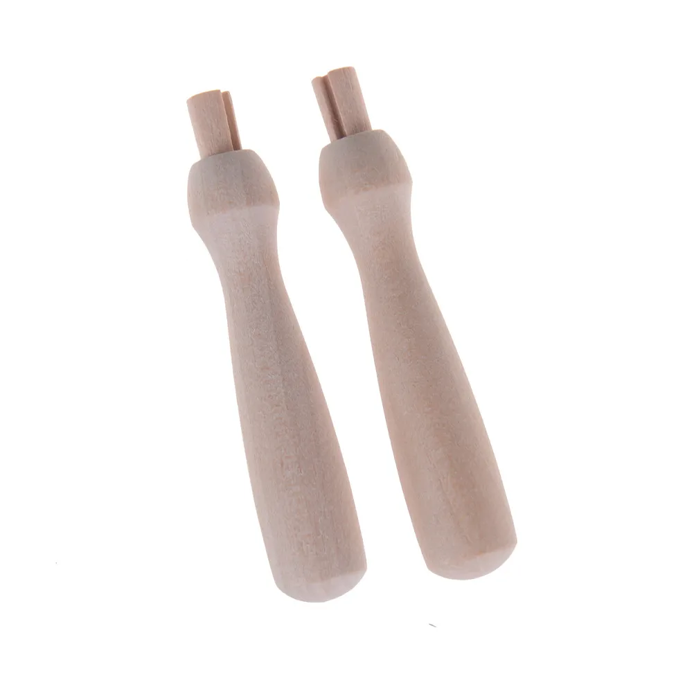 2pc Practical DIY Wooden Handle Practical Felting Needles Stitch