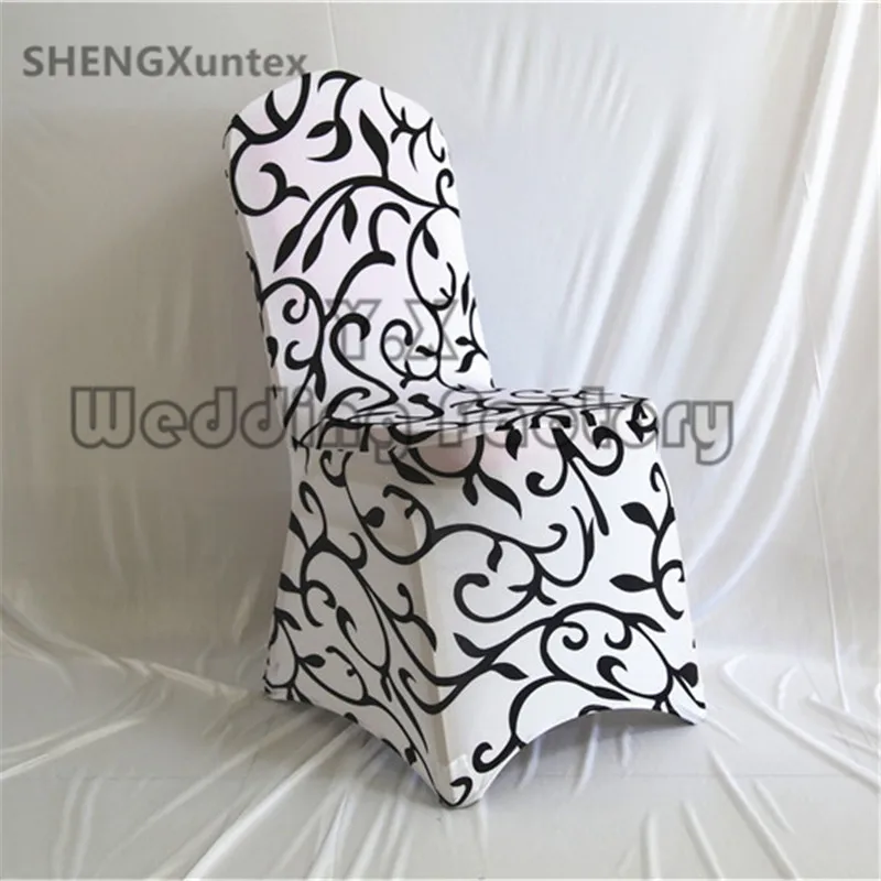 

New Design Printed Lycra Spandex Chair Cover Wedding Event Decoration