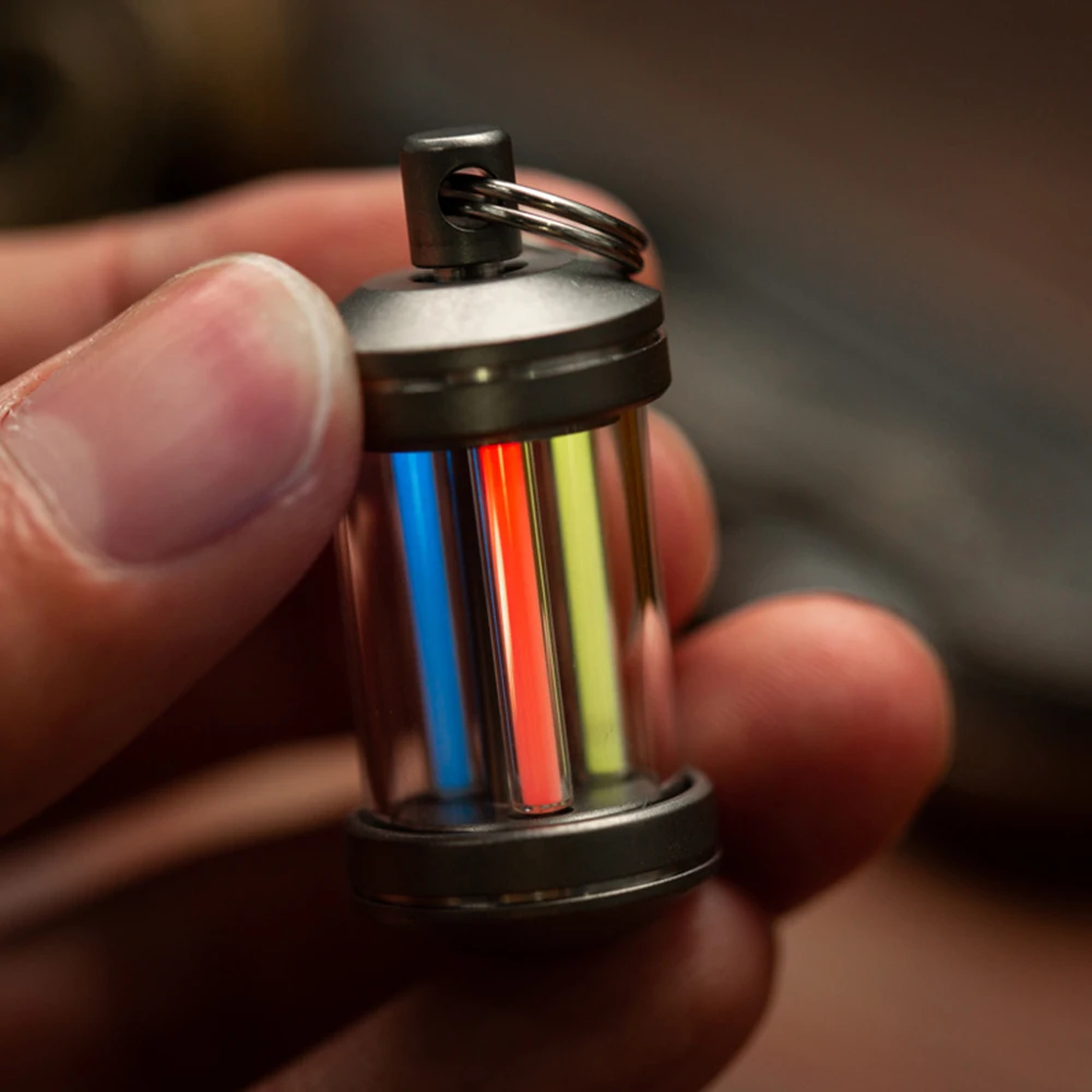 

1pc 1.5*6mm Outdoor Survival Emergency Tritium Gas Light Tube Emergency Lights Automatic Glowing Tool Self Luminous Mini Lights