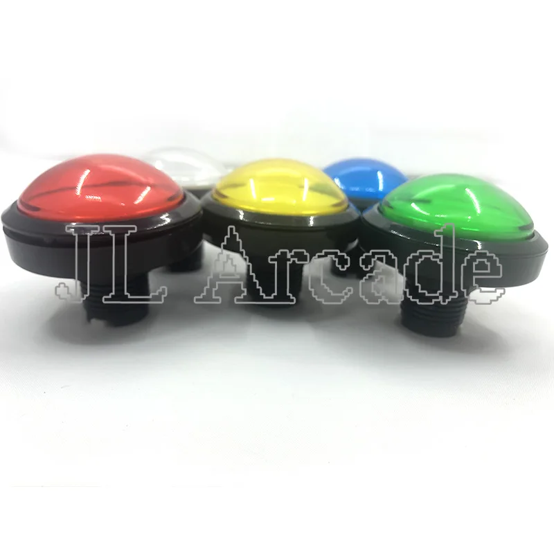 

Arcade 60mm 12v illuminated LED Button With Microswitch for MAME JAMMA Mulitcade Arcade Machines 5 colors availabl