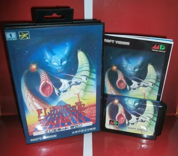 

Eliminate Down Japan Cover with box and manual For Sega Megadrive Genesis Video Game Console 16 bit MD card