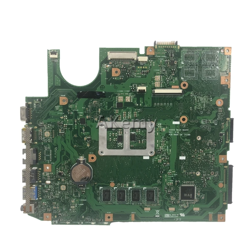 X45VD материнская плата для ASUS X45V X45C ноутбука SLJ8E HM76 REV 2 0 с Гб оперативной памяти 100%
