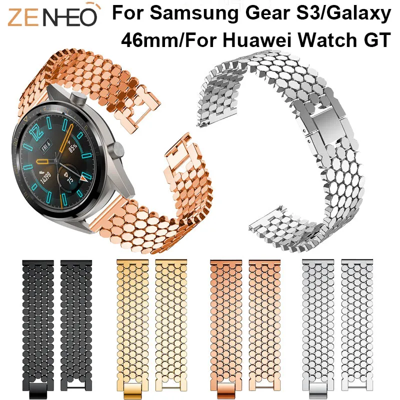 

Watch band strap for Samsung Gear S3 Frontier Classic Wrist band For Huawei Watch GT Straps Bracelet watchband belt Accessories