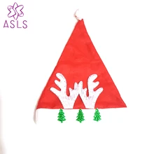 DHL,,, модные милые рога, Рождественская шапка,, простая Классическая Рождественская шапка, унисекс, праздничная шапка