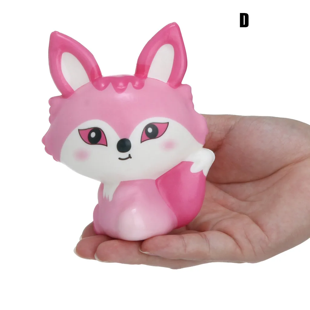 HIINST очаровательные лисы мягкими медленно поднимающимися каваи мини Mochi кролик