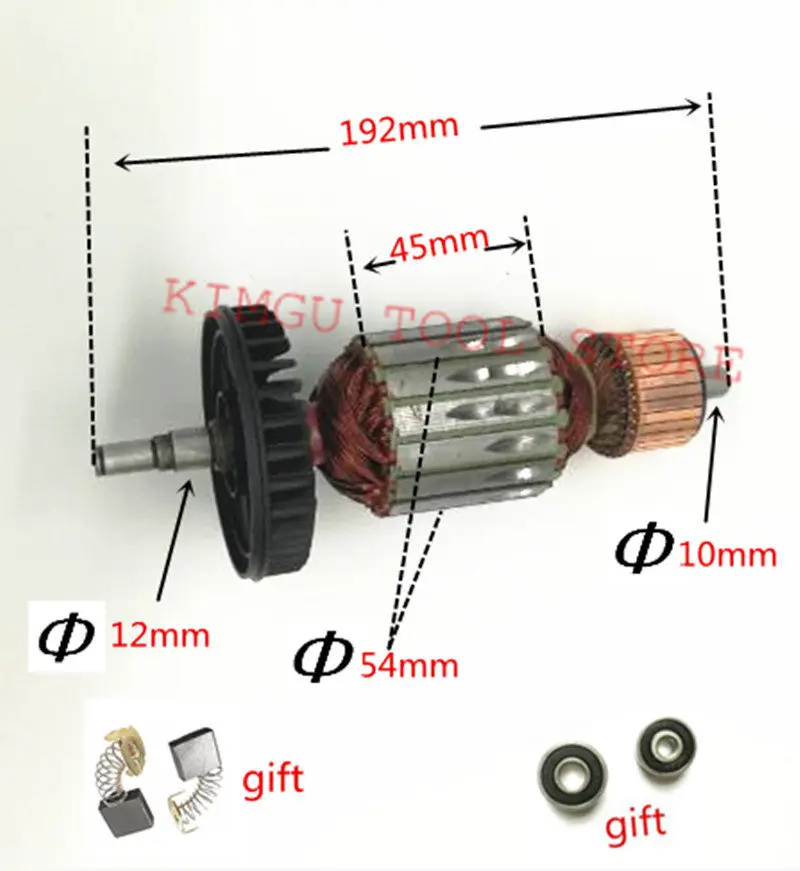Щетка угловая AC220-240V для угловой шлифовальной машины MAKITA 9067 9067S 9069 9069S 9069X 9067F 9069F |