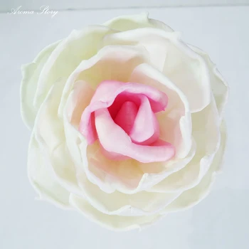 

10pcs/lot Handmade Dired Rose wth Rolled Edge and Rattan Sticks Sola Flowers for Fragrance Diffuser, Home and Wedding Decor