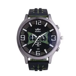Роскошные мужские часы модные силиконовые спортивные крутые кварцевые часы наручные аналоговые часы мужские часы с датой армейские