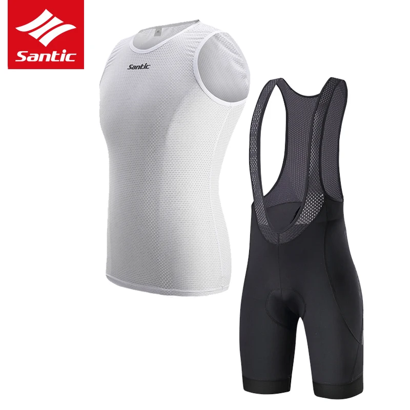 

Santic Cycling Jersey Set 2019 Men Pro Team Bike Bicycle Jersey Summer Breathable Quick-dry Cycling Clothing Set 4D Sponge Pad