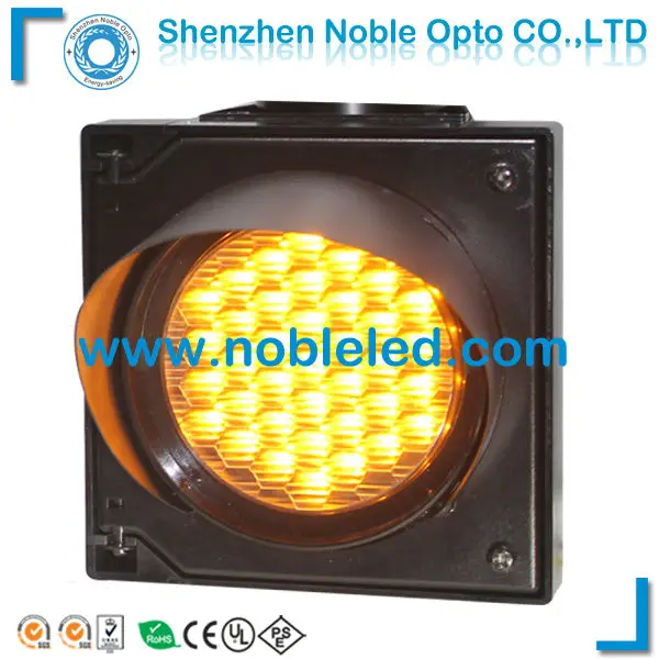 4 inch mini 37LEDs amber color traffic light lamp IP65in Traffic Light