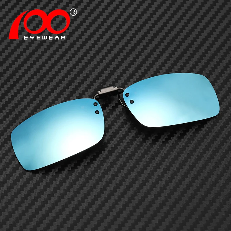 

Unisex polarized Clip On Sunglasses Color film trendy Unbreakable UV400 mirror glasses Clip #CG9101TR