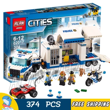 

374pcs New City Great Mobile Command Center 10657 Model Building Blocks Children Toy Bricks Compatible With Lago